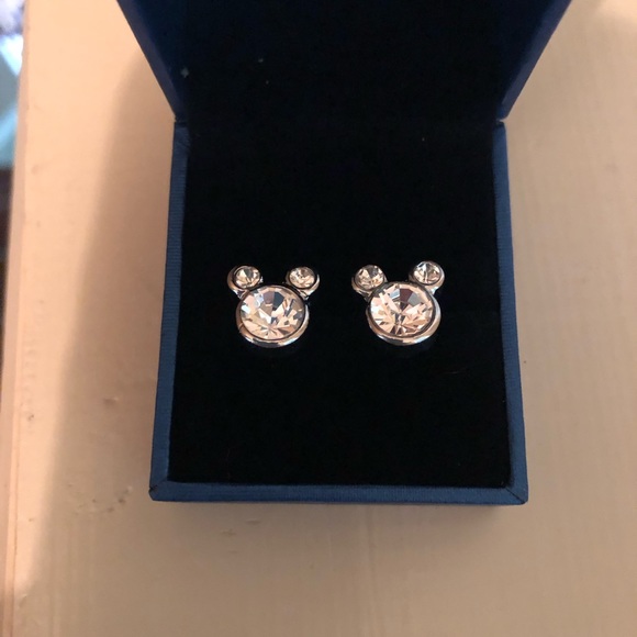 Earrings; Stud; Faux Diamonds; Alloy Plated - Picture 5 of 8